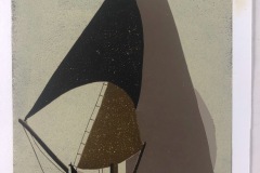 Botter, linosnede 17x30 cm